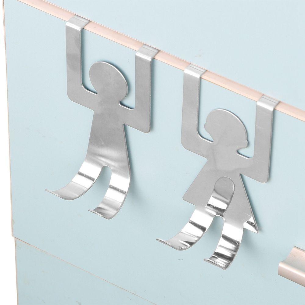 Giá Đỡ Chìa Khóa Bằng Thép Không Gỉ Hình Cặp Đôi Trang Trí Nhà Bếp