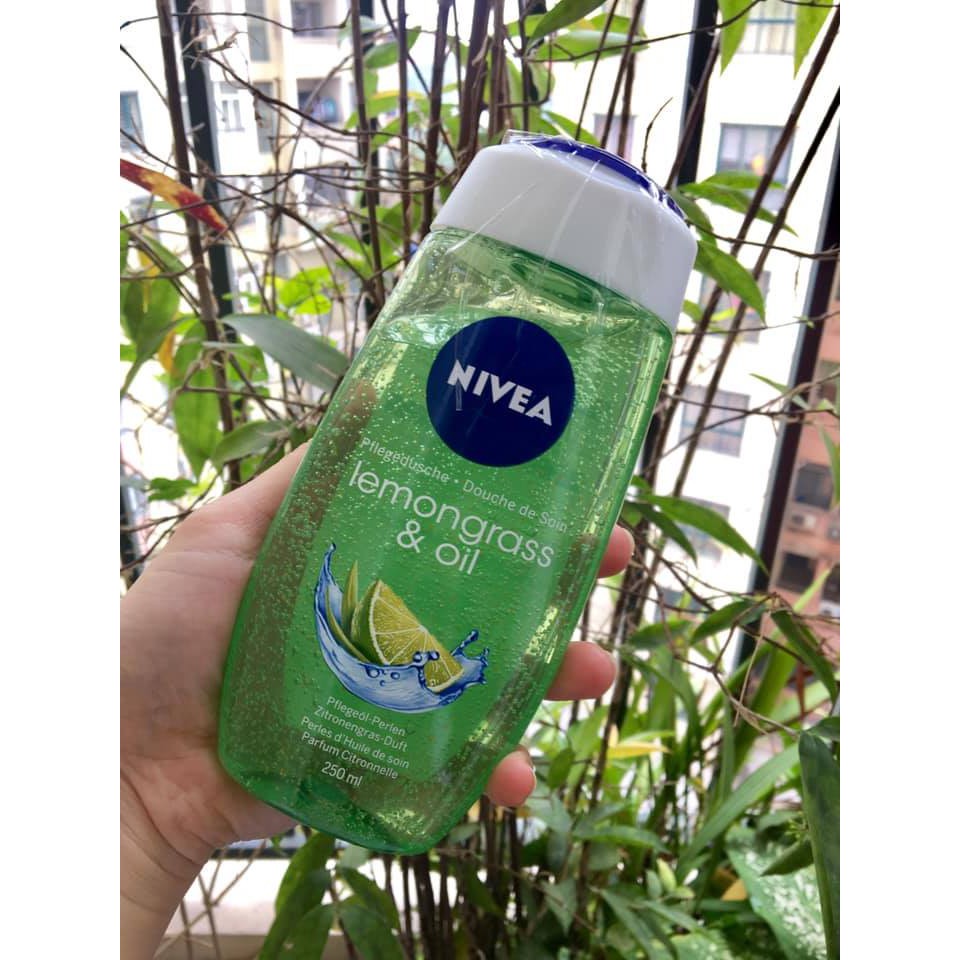 Sữa tắm Nivea Lemongrass and oil