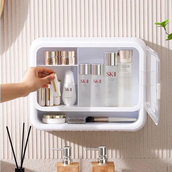 Kệ Đựng Mỹ Phẩm nhà tắm Treo Tường