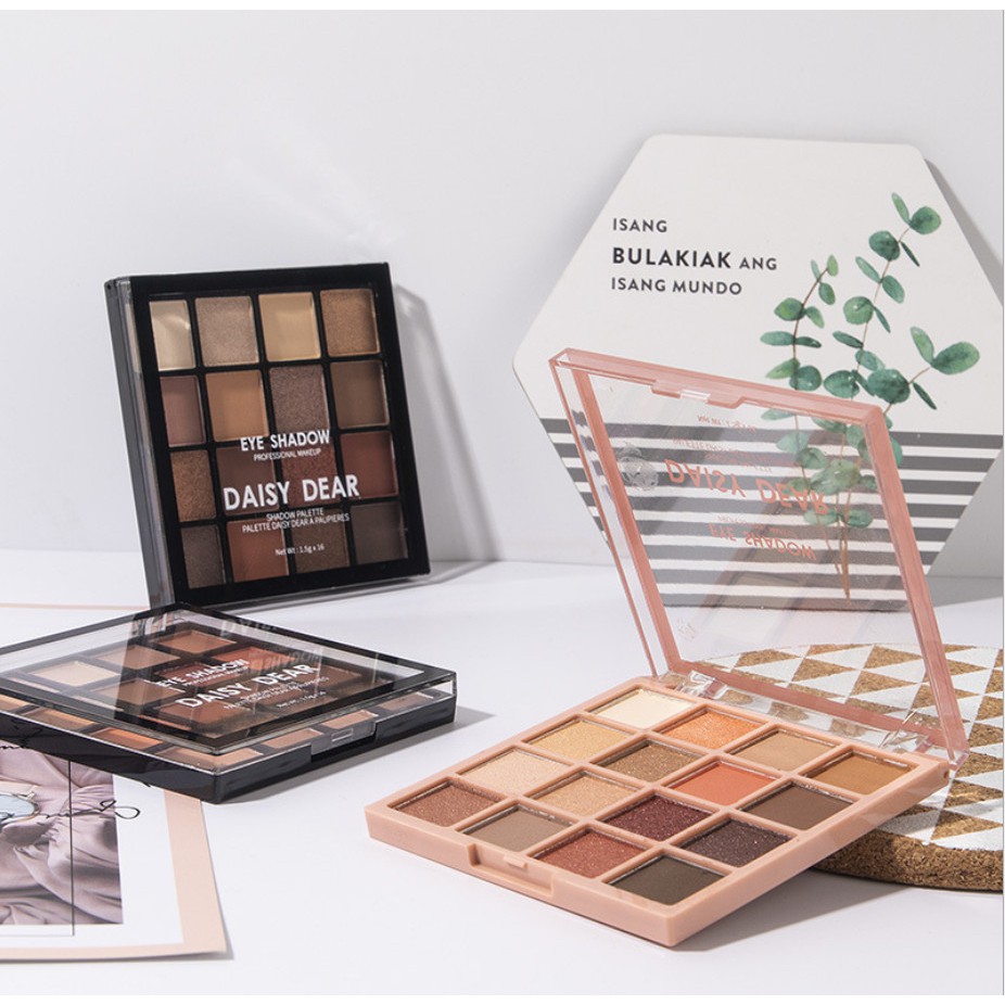 Phấn Mắt 16 Ô DAISYDEAR LX404 Tone Tây Kèm Cọ Chính Hãng Nội Địa | BigBuy360 - bigbuy360.vn