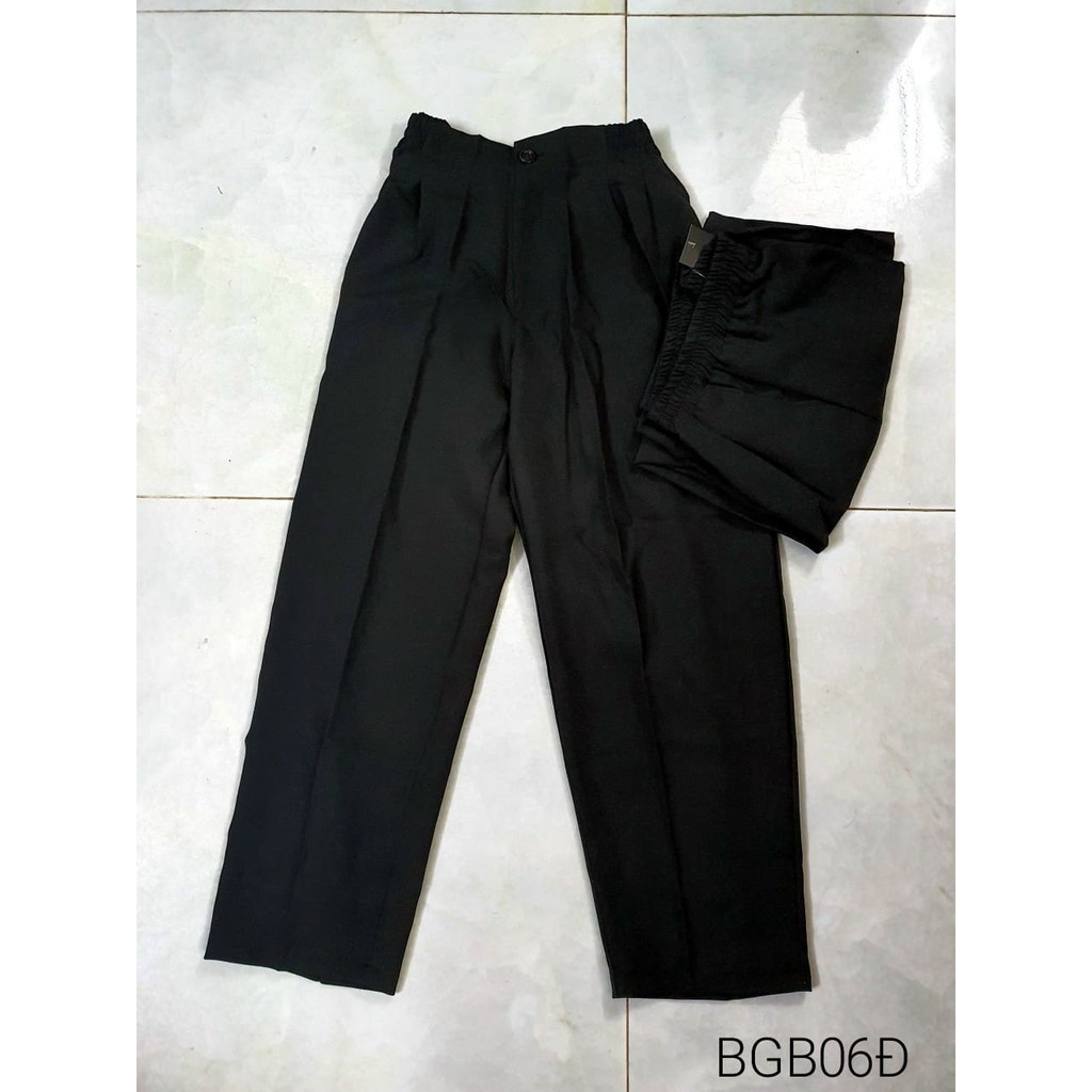 Quần Baggy cúc cài lưng chun. Bigisze L-XL-XXL. Mã BGB06Đ. Khách ib để được tư vấn chọn size.