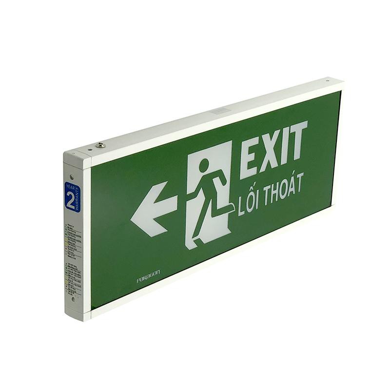 Đèn exit 2 mặt led Paragon PEXF23SC-G2 3w song ngữ không chỉ hướng, có chỉ hướng