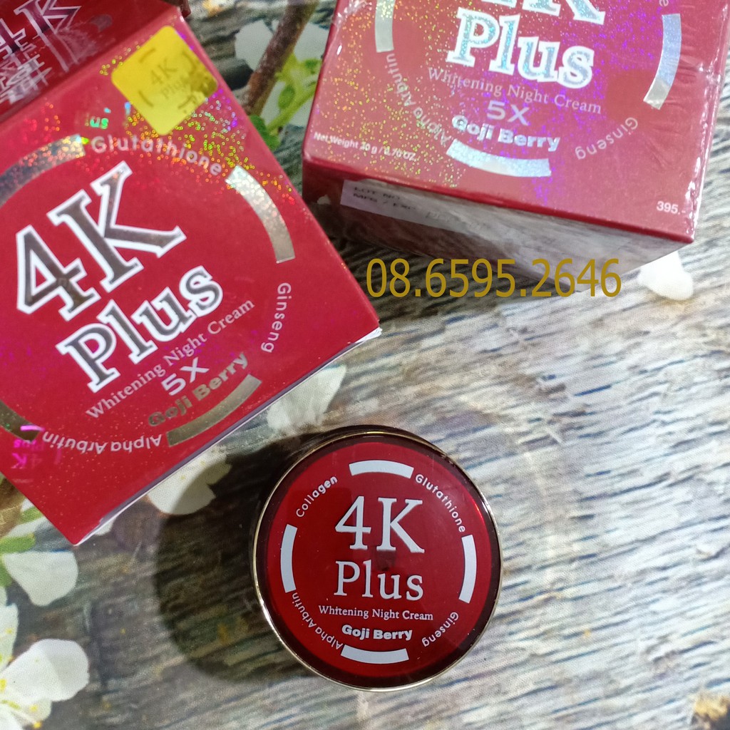 Kem 4K Plus đỏ