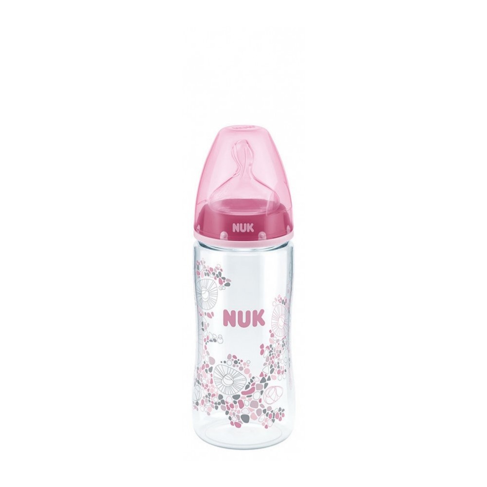 [CHÍNH HÃNG] BÌNH SỮA NUK PREMIUM CHOICE+ NHỰA PA 300ML NÚM TI S1 - M NU21473