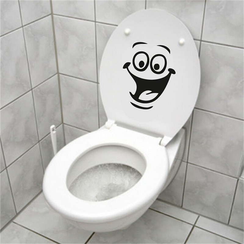 Sticker Dán Toilet Hình Mặt Cười