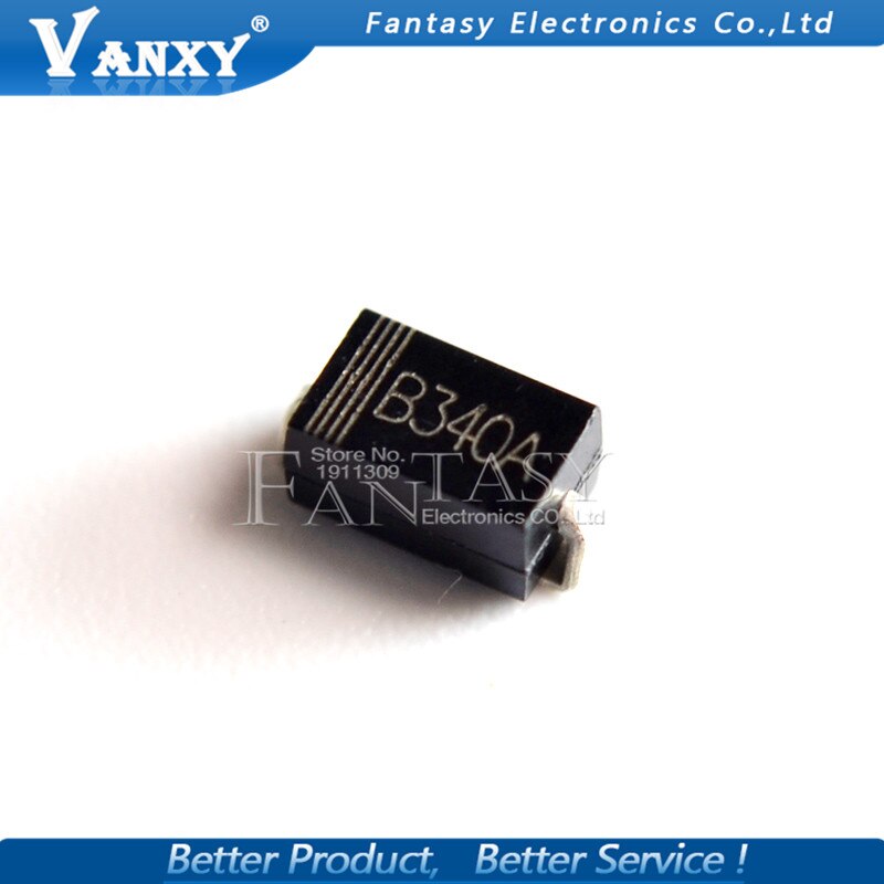 50PCS B340A 3.0A B340 SURFACE MOUNT SCHOTTKY BARRIER RECTIFIER