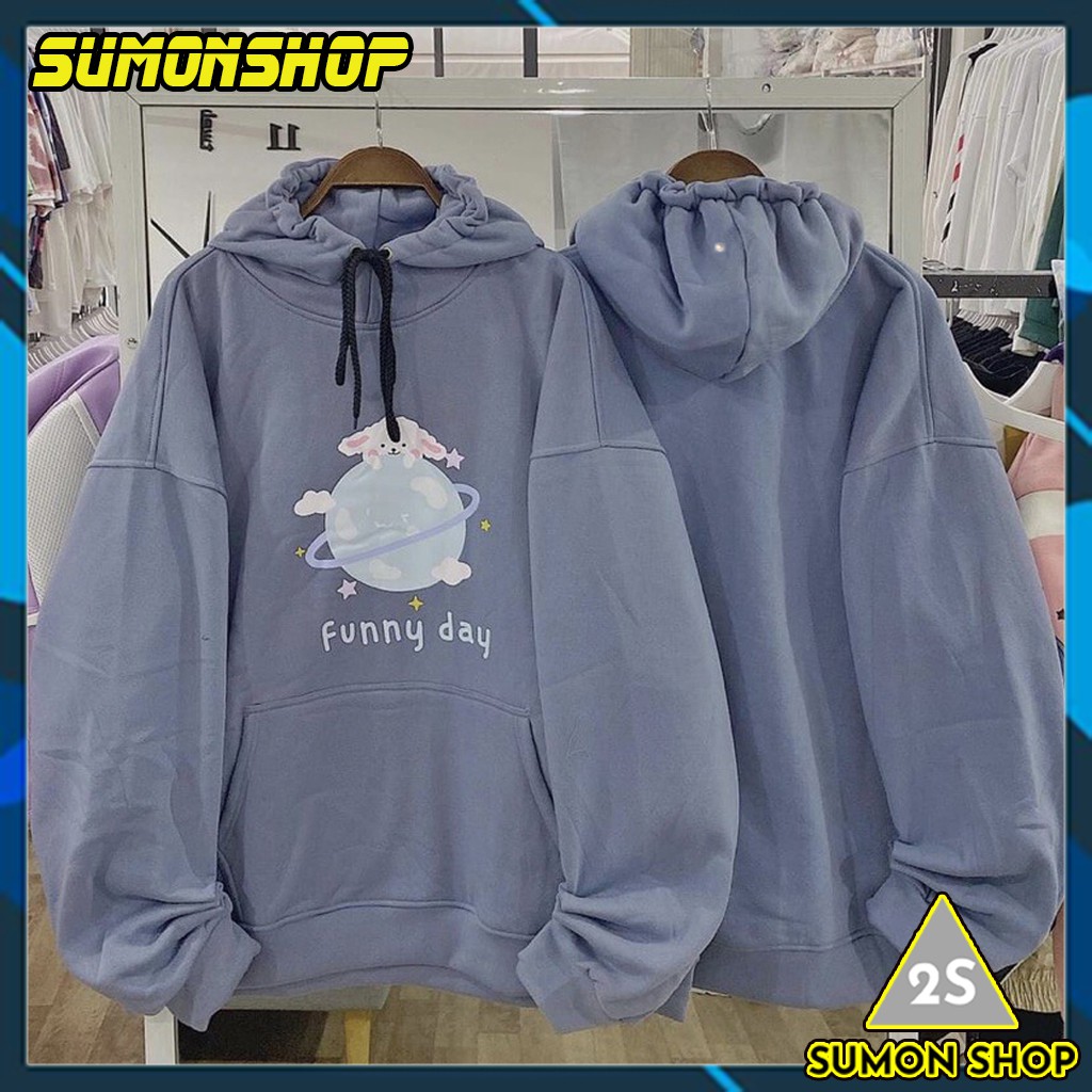 Áo Khoác nỉ Hoodie FUNNY DAY Áo hoodie thời trang Unisex FreeSize Dưới 63kg - Sumon Shop | BigBuy360 - bigbuy360.vn