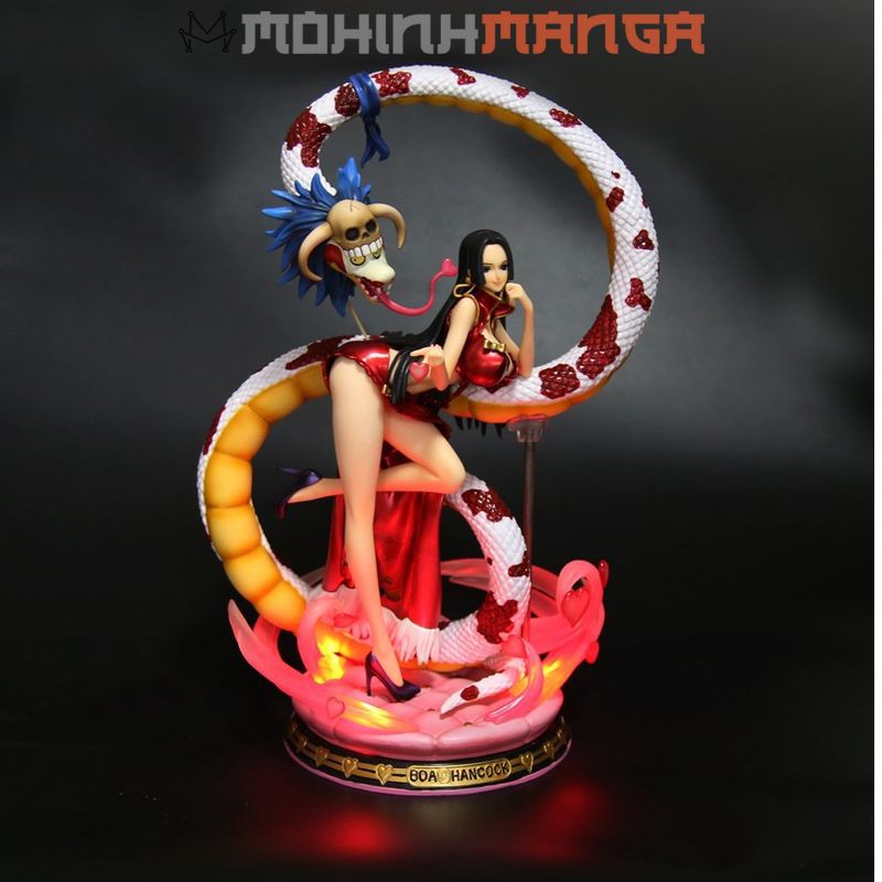 [CÓ QUÀ TẶNG] Mô hình nhân vật Boa Hancock Đảo hải tặc One Piece băng Mũ Rơm Figure Boa Hancock có đèn led trang trí