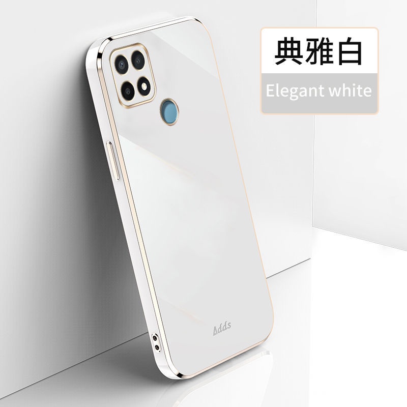 Ốp Điện Thoại Silicon Chống Rơi Mạ Điện Cho oppo A15 A15S A35 A5 A9 A7 A5S A12 A12S A11K A54 A53