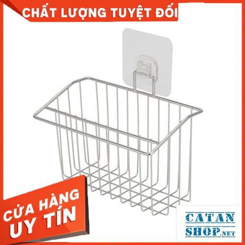 Kệ Khay Inox Đựng Giẻ Rửa Bát Gắn Tường Khay Hứng Nước (Tách Riêng)