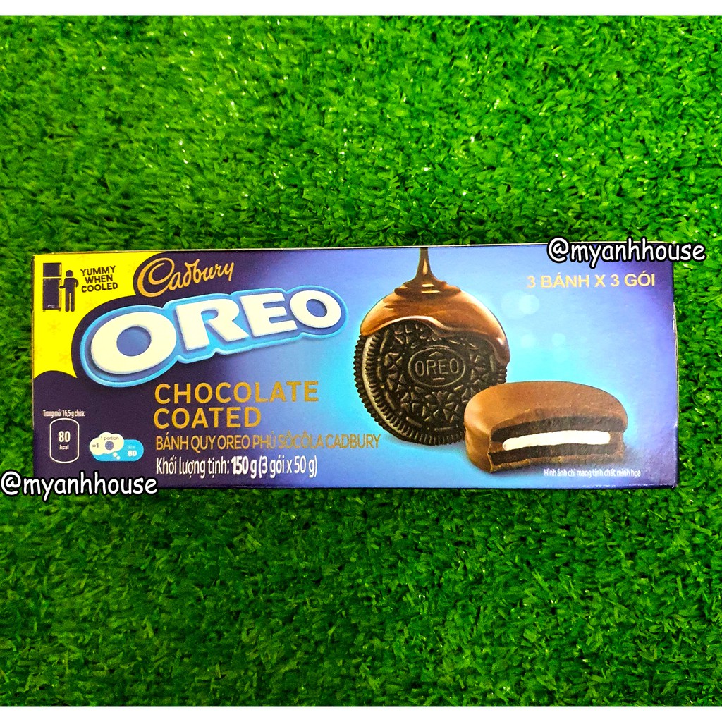 BÁNH OREO PHỦ SOCOLA CADBURY 150GR DATE 25/7/2021