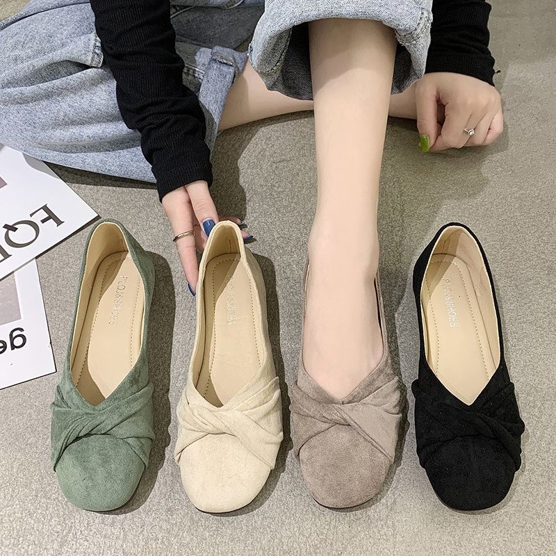 Giày Búp Bê Đế Mềm Thoải Mái Dễ Phối Đồ Thời Trang Cho Nữ