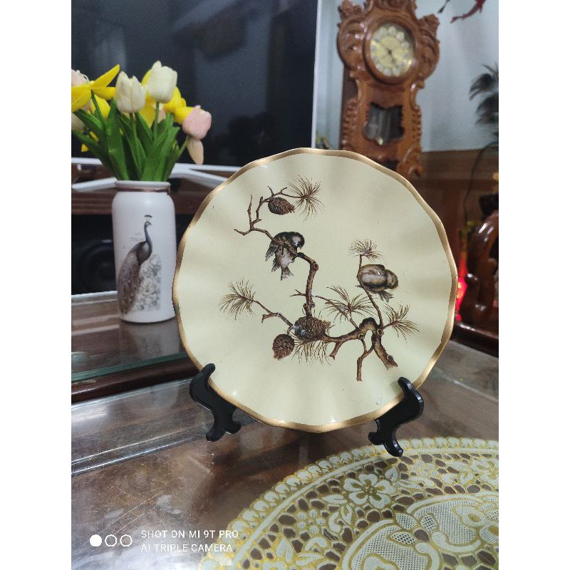 Đĩa phong thủy tài lộc 22 cm | BigBuy360 - bigbuy360.vn