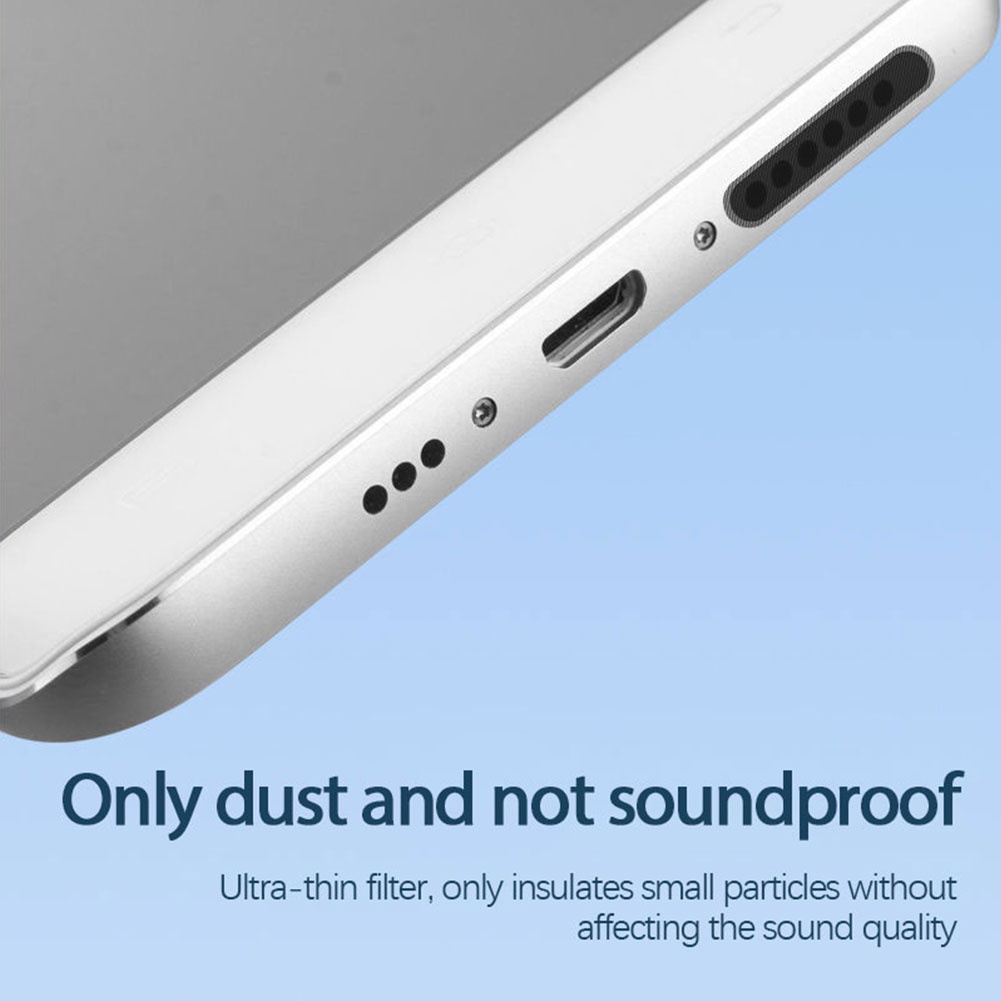 Miếng Dán Chống Bụi Loa Điện Thoại Di Động Thông Dụng Phụ Kiện Lưới Chống Bụi Kèn Trumpet Tai Nghe