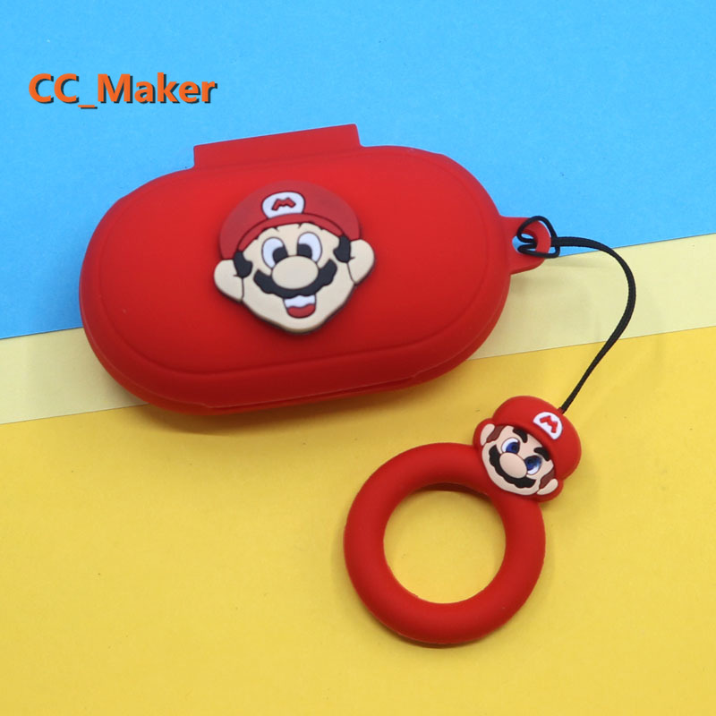 【In stock】Samsung Galaxy Buds Plus Case Cartoon Ring Lanyard New Samsung Buds Live Earphone Case Silicone soft shell Samsung Buds+ Cover | BigBuy360 - bigbuy360.vn