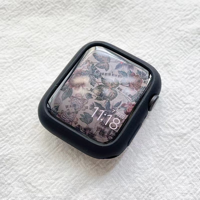 Ốp Bảo Vệ Bằng Silicon Mềm Màu Kẹo Cho Apple Watch 7 45mm 6 SE 5 4 3 42MM 38MM series 7 6 5 40 44 41mm