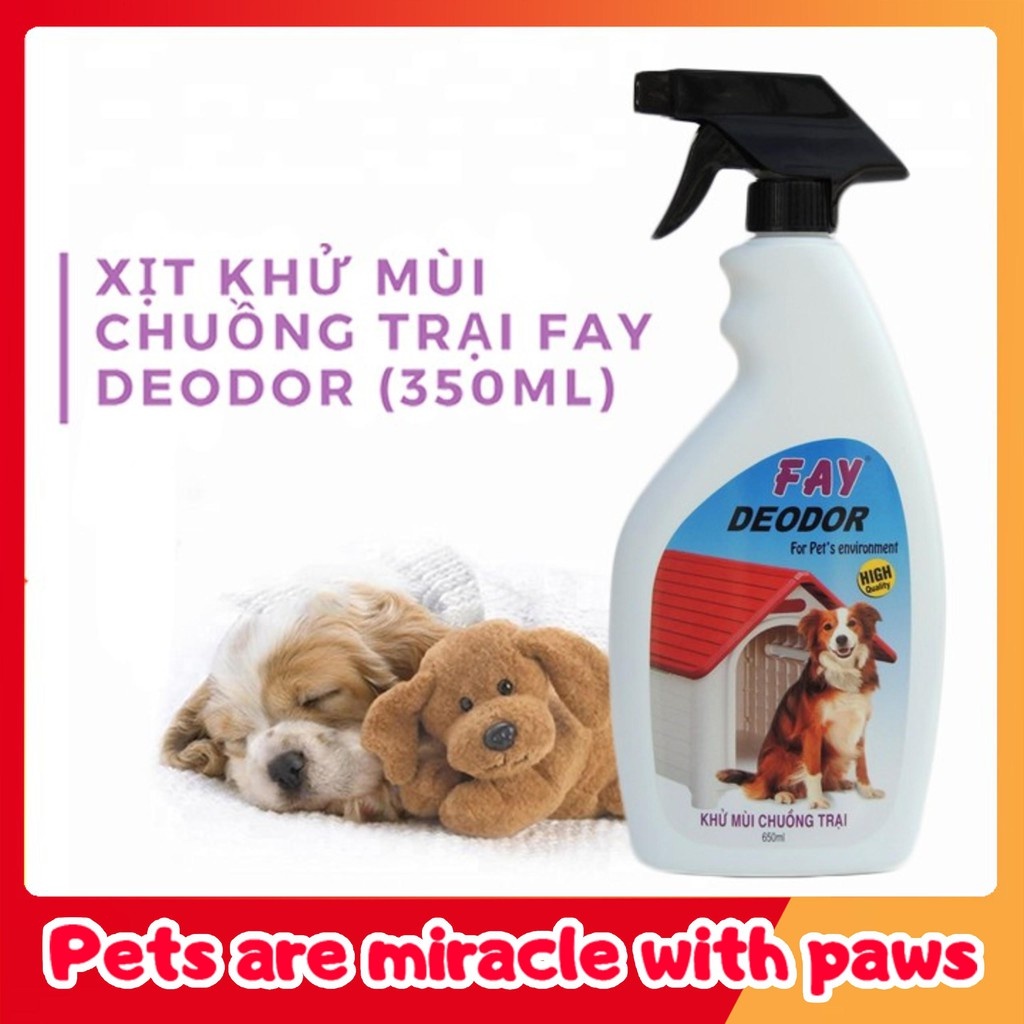 Xịt Khử Mùi Chuồng Trại Fay Deodor 350ml khử mùi, vệ sinh chuồng trại