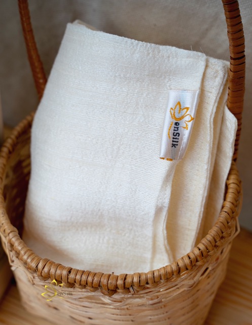 Khăn Mặt Tơ Tằm Cao Cấp SenSilk