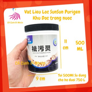 SunSun Purigen 500ML Vật Liệu Lọc hấp thụ tạp chất khử độc nước