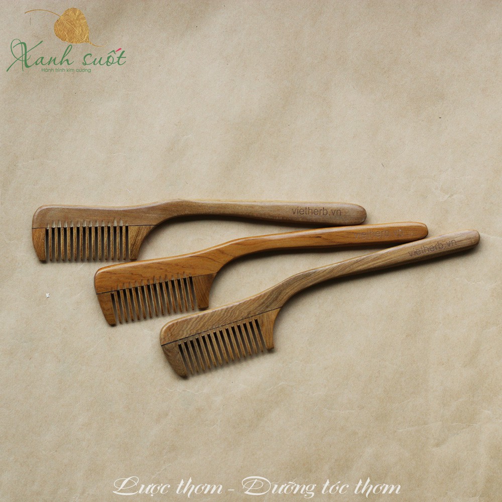 [Vietherb] Lược Gỗ Dạ Hương- Camphrier Wooden Comb