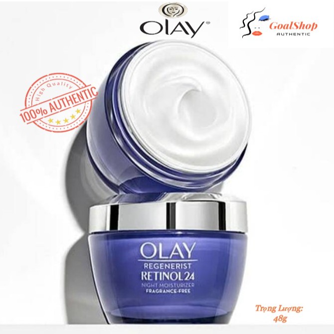 Kem cấp ẩm chống lão hoá ban đêm Olay Regenerist Retinol 24 Night Moisturizer 48g