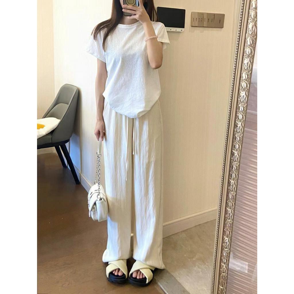 Quần Dài Ống Rộng Lưng Cao Thời Trang Dạo Phố Cá Tính 61493