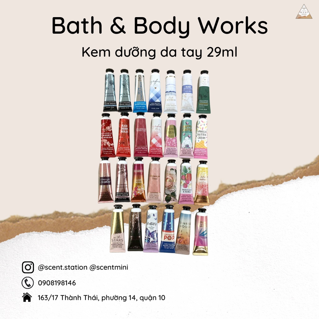 Kem dưỡng da tay Bath & Body Works 29ml