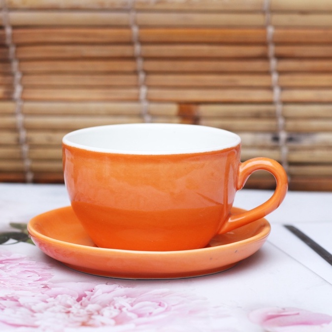 Bộ Chén Uống cafe/ coffee capuchino - Chén uống trà/ cà phê Bát Tràng  Siêu Xinh V158