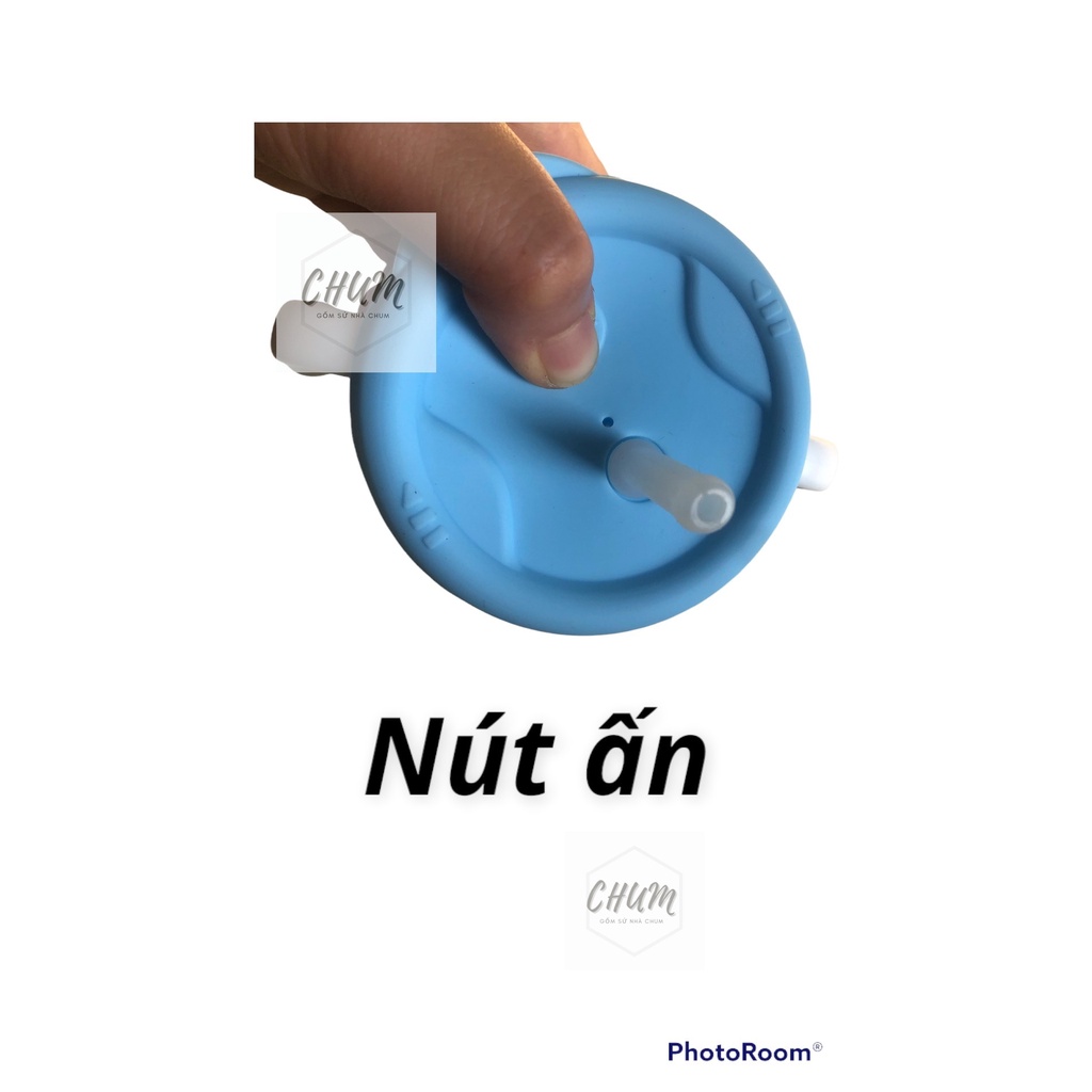 [Tặng cọ ống hút ] cốc tập uống cho bé 3 giai đoạn kichi-lachi C12