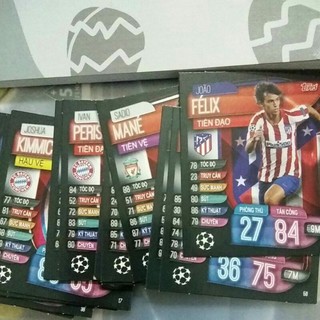 Thẻ cầu thủ bóng đá Match Attax( phiên bản Poca Việt Nam)