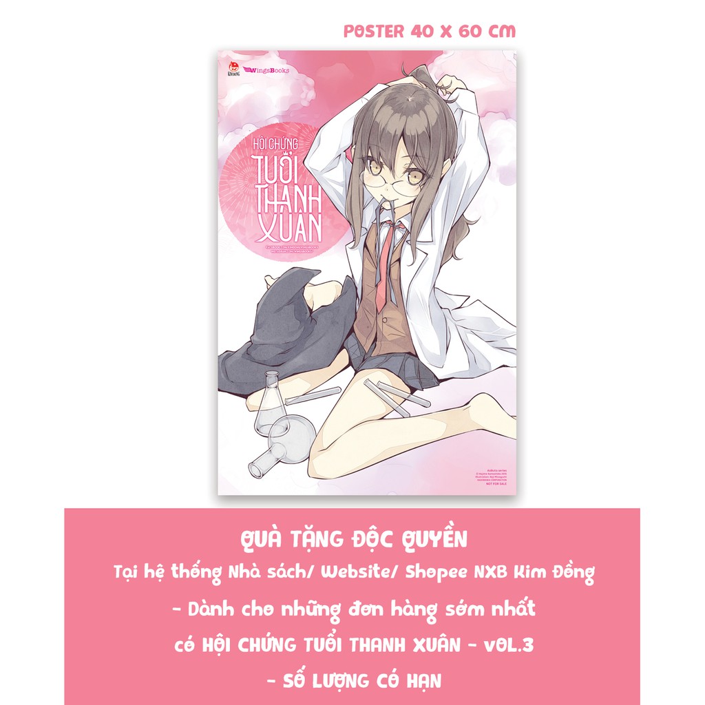 Truyện - Hội Chứng Tuổi Thanh Xuân – Tập 3 (Bản Giới Hạn) [Tặng Bookmark + Postcard PVC] - WB- NXBKD