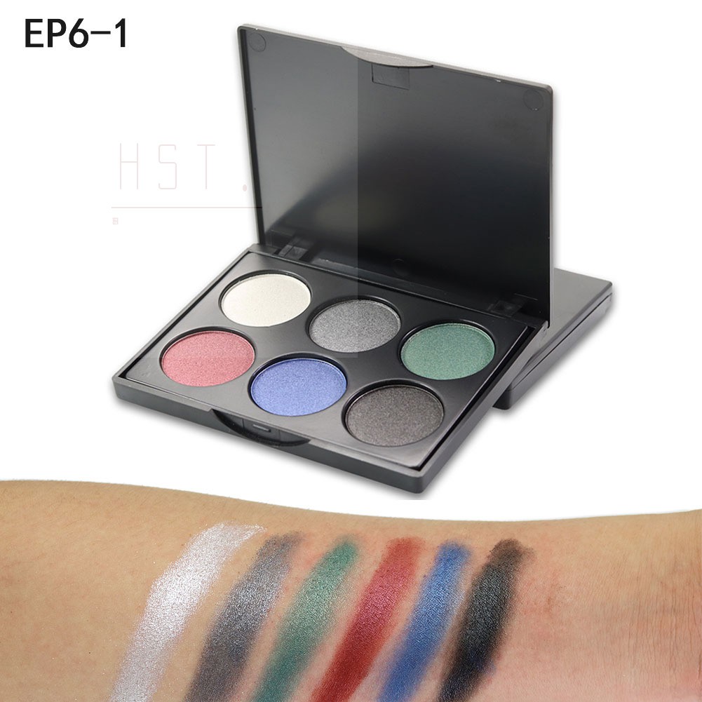 (Hàng Mới Về) Bảng Phấn Mắt 6 Màu Lấp Lánh Nhung Mịn Không Thấm Nước | BigBuy360 - bigbuy360.vn