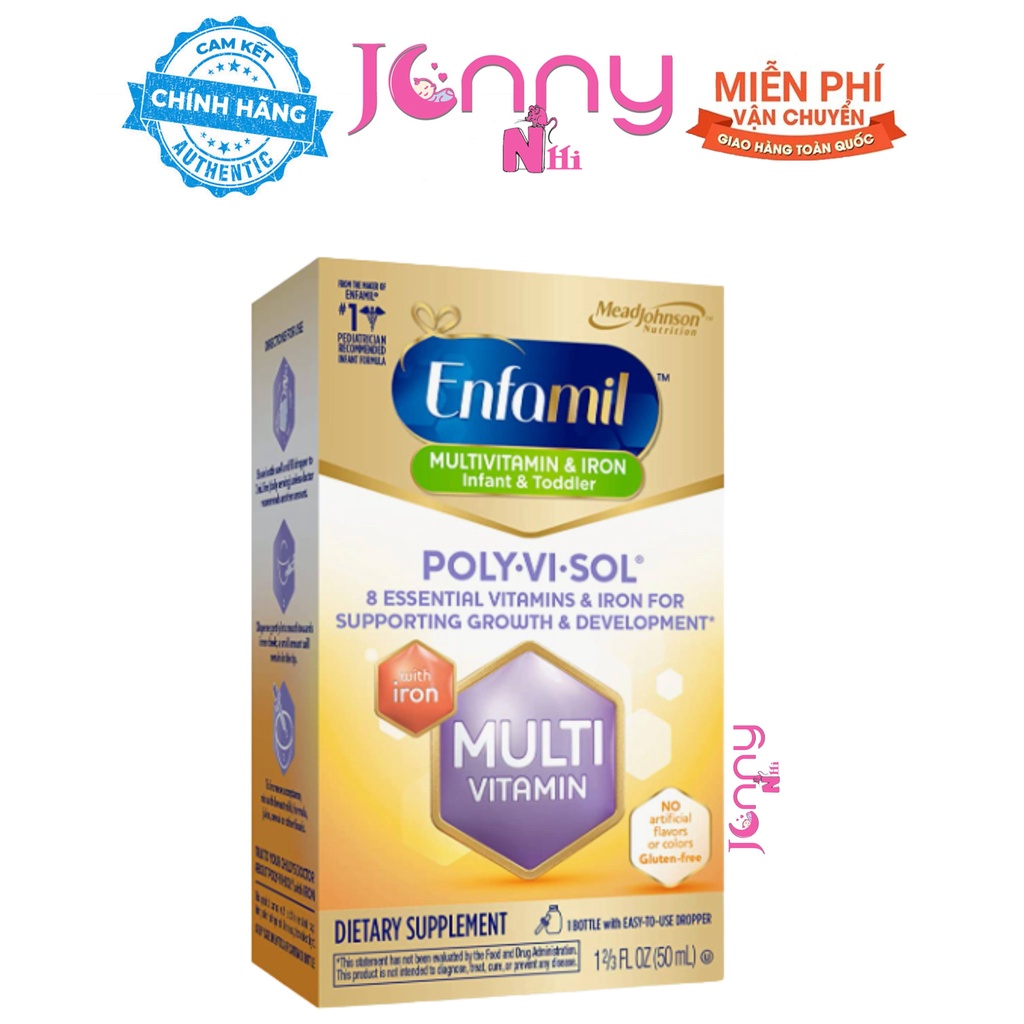 Vitamin dạng nước Enfamil Polyvisol 50ml