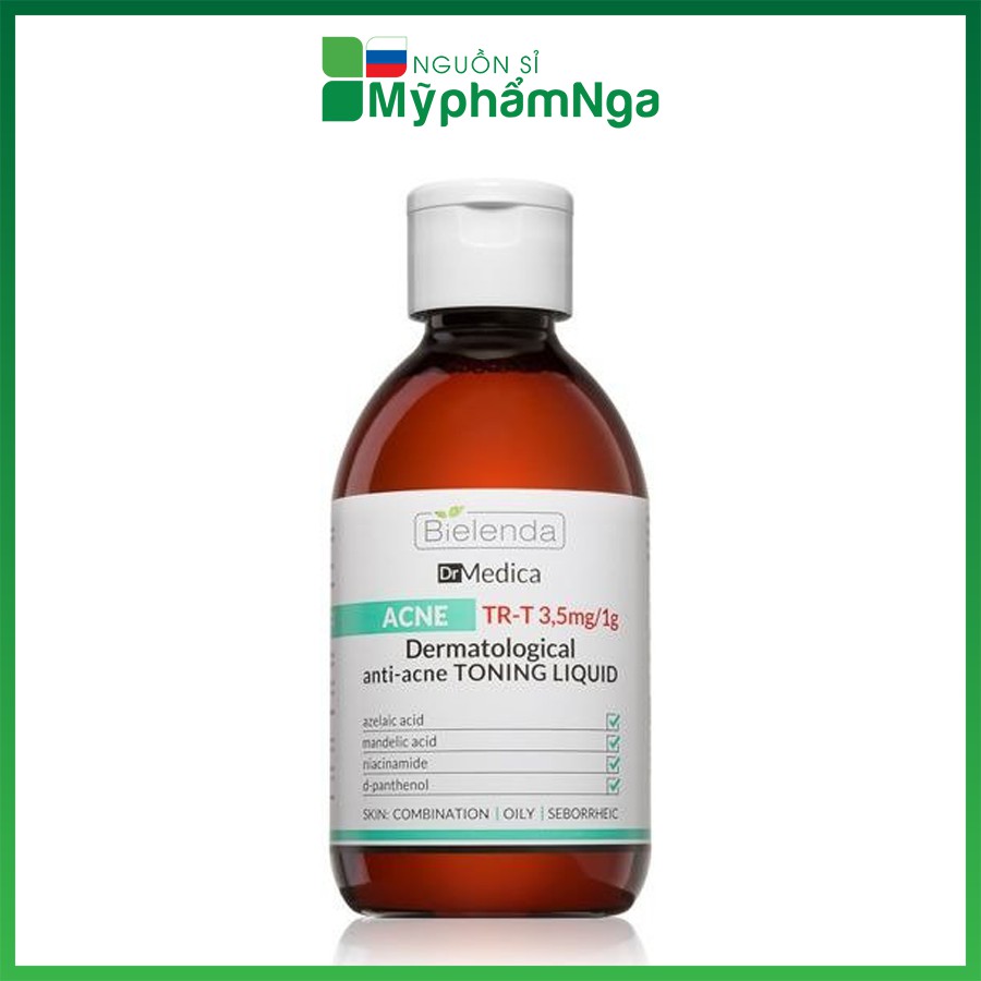 Toner nước hoa hồng Bielenda Dr Medica cho da mụn cấp nước