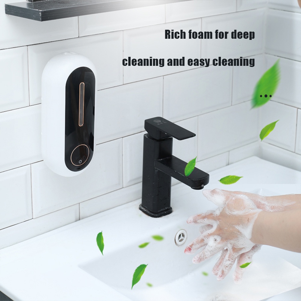Máy Đựng Xà Phòng Rửa Tay Tạo Bọt Tự Động Không Cần Chạm Có Thể Sạc Lại