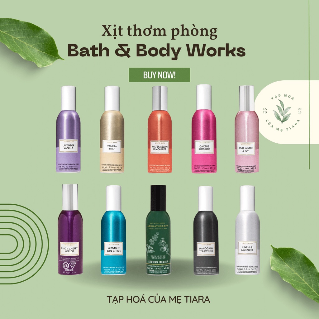 Xịt phòng Bath and Body Works