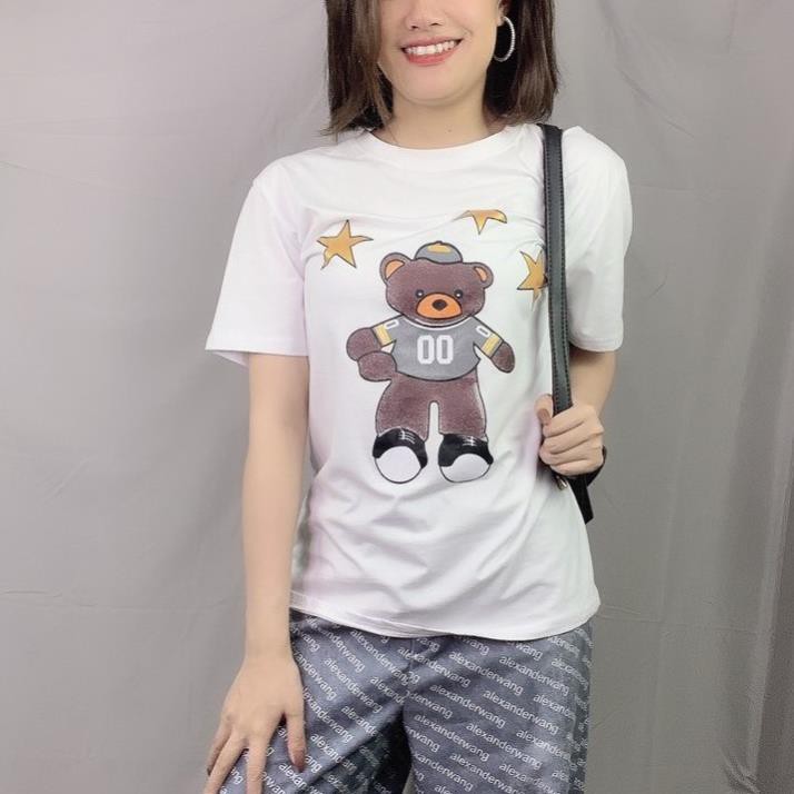 áo thun - áo phông -  trắng unisex cao cấp chất đẹp thương hiệu M.o. s.c.h. i.n.o qccc | BigBuy360 - bigbuy360.vn