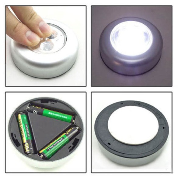 Đèn LED chạm cảm ứng dán tường tiện lợi