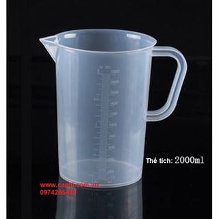 Ca đong định lượng pha chế có chia vạch 2000 ml