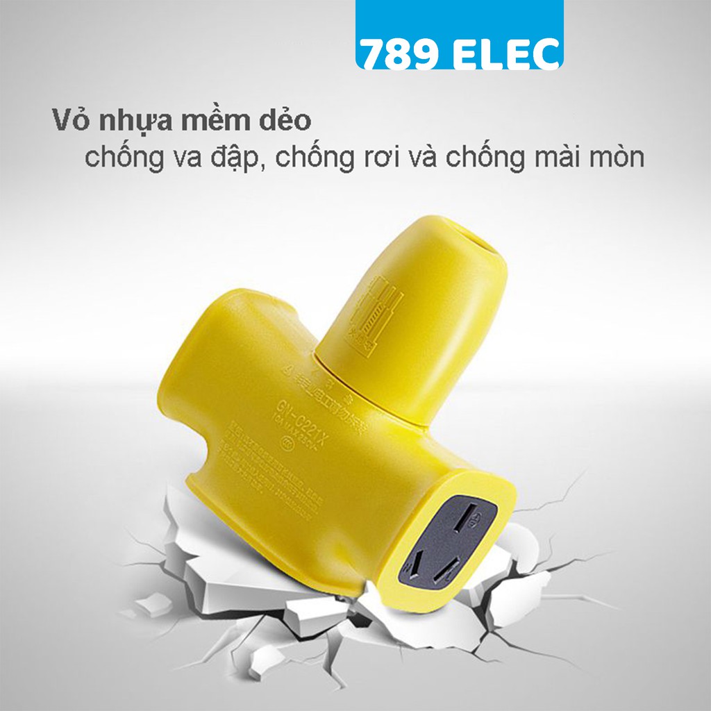 Ổ cắm chống va đập 3 cổng BULL GN – C221X