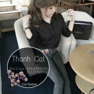 Áo sơ mi chất kate lụa