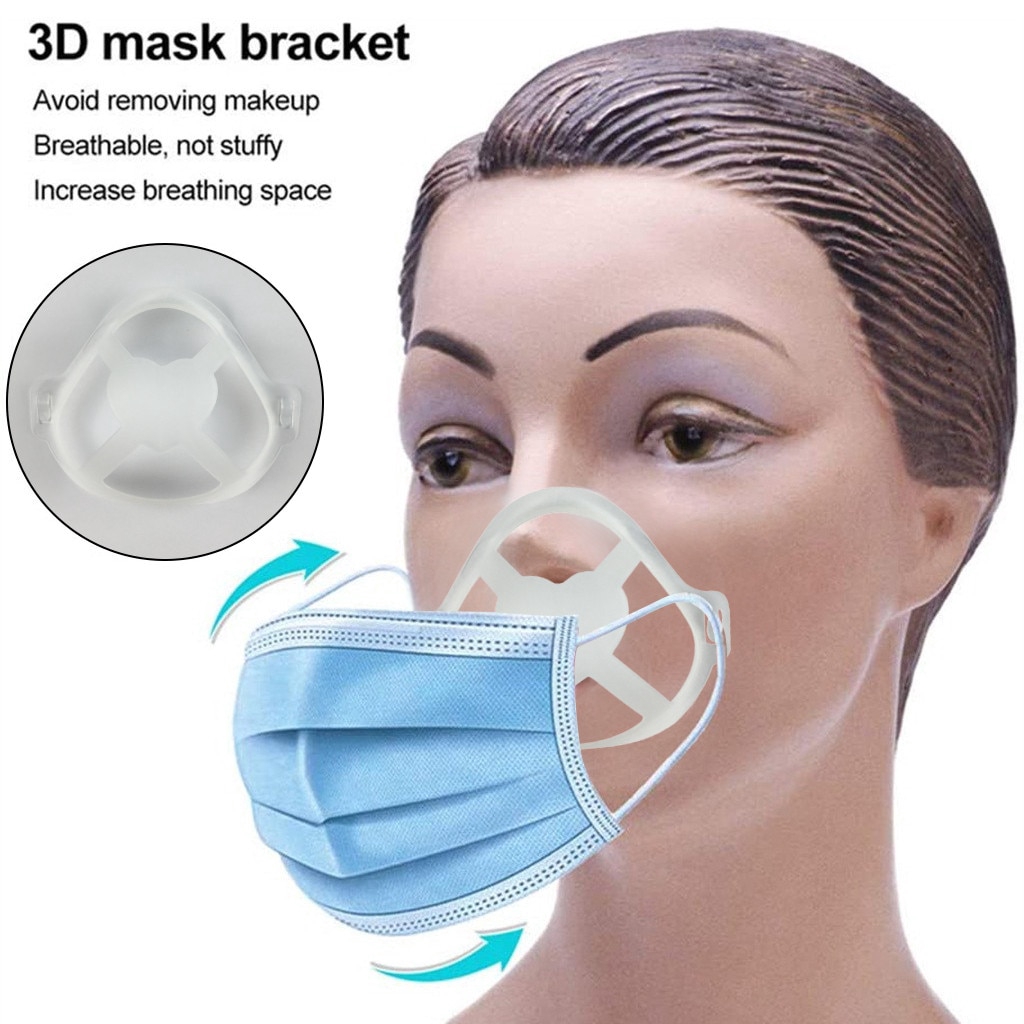 Mask holder / 3D mask holder / Respiratory support / Mask inner holder / Food grade silicone mask holder breathing valve /