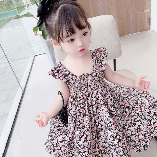 ĐẦM 2 DÂY XÒE HOA NHÍ