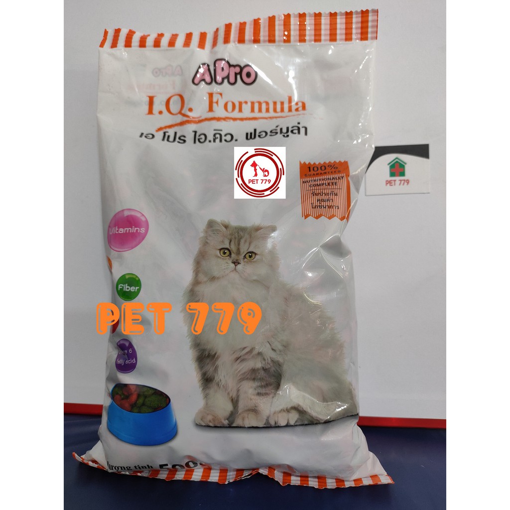 Thức Ăn Cho Mèo Trưởng Thành Hạt Apro IQ Fomula gói 500g