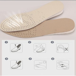 Lót giày tăng chiều cao Da Bò 3.5cm