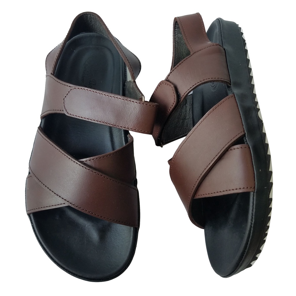 Giày Sandal Nam Da Bò Thật BIGBEN Cao Cấp SD119