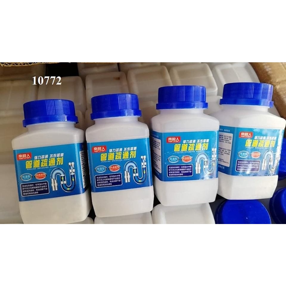 Bột Thông Cống Thần Thánh Giúp Thông Bồn Cầu, Lọ Bột Thông Cống Thoát Nước, Bồn Rửa Mặt,Toilet, Nhà Bếp Cực Mạnh