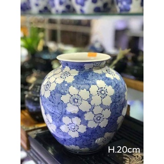 Vò men ngọc lam vẽ băng mai vẽ tay 100% h20, h25 và h30