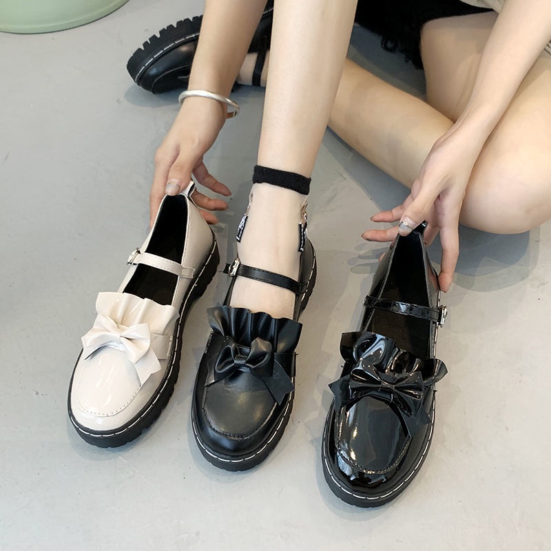 Giày Lolita Da Mềm Mại Phong Cách Nhật Bản Thời Trang Xuân Thu Nhật Bản Cho Nữ 2021
