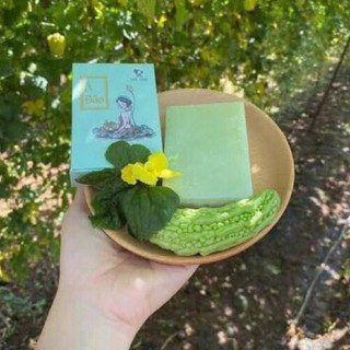 Xà bông Mướp đắng dành cho người bị mụn lưng | Soap ả đào Mướp đắng Mộc Nhan